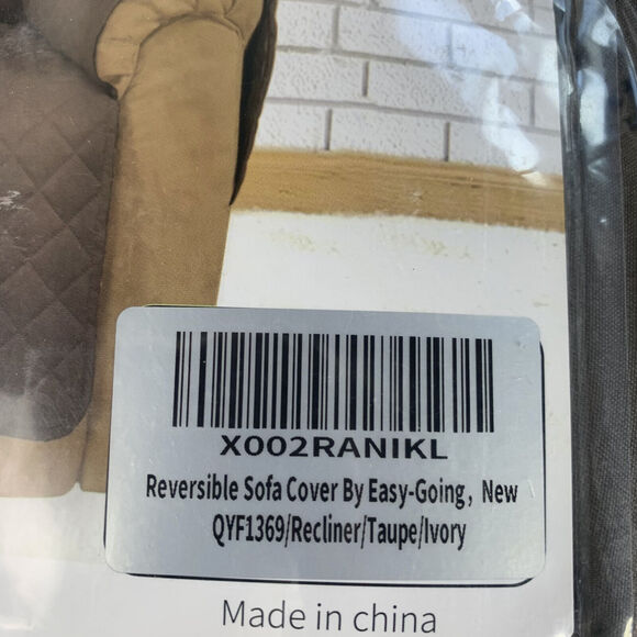 Recliner Chair Slipcover Reversible Sofa Cover Water Resistant Couch Cover - Picture 9 of 12